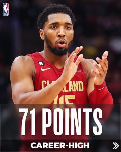 Donovan Mitchell scores 71 points, Cavs beat Bulls 145-134 in OT